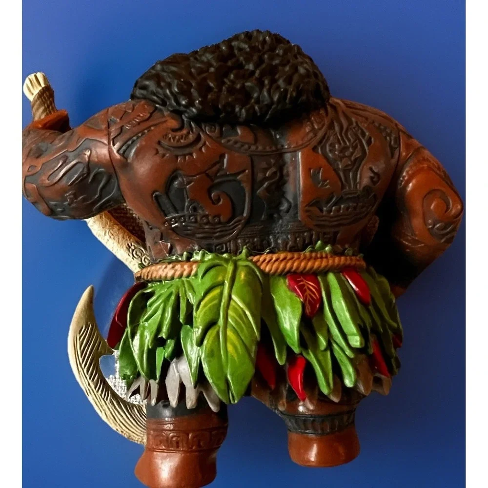 Disney Moana Maui Figure Fish Hook Tattoo Warrior Toy PVC 6-7